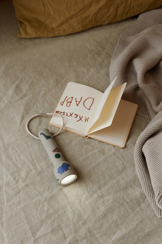 Ліхтарик Liewood Gry Printed Flashlight бежевий LW18611