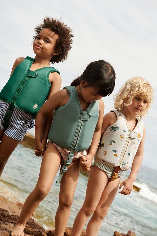 Liewood kamizelka do pływania dziecięca Dove Crocodile Swim Vest LW18903