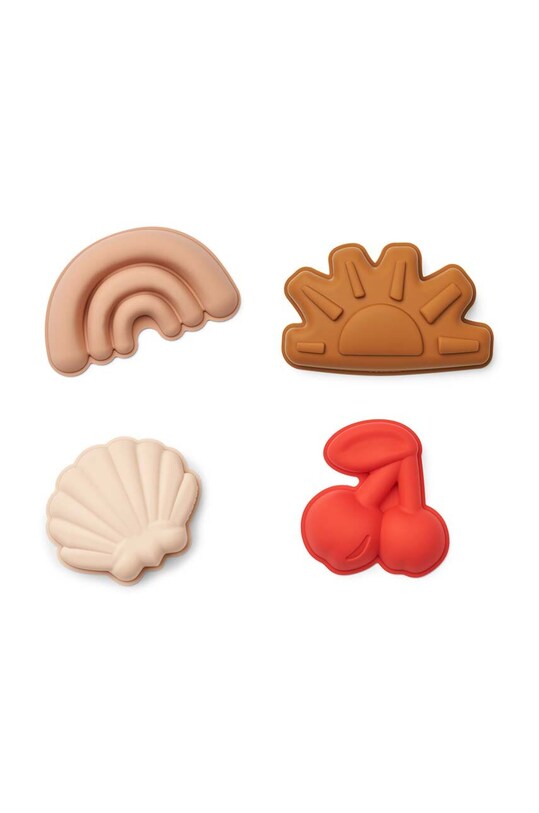 DÍVKA Formy na pískové babovičky Liewood Gill Cherry Sand Moulds 4-pack LW19072 vícebarevná