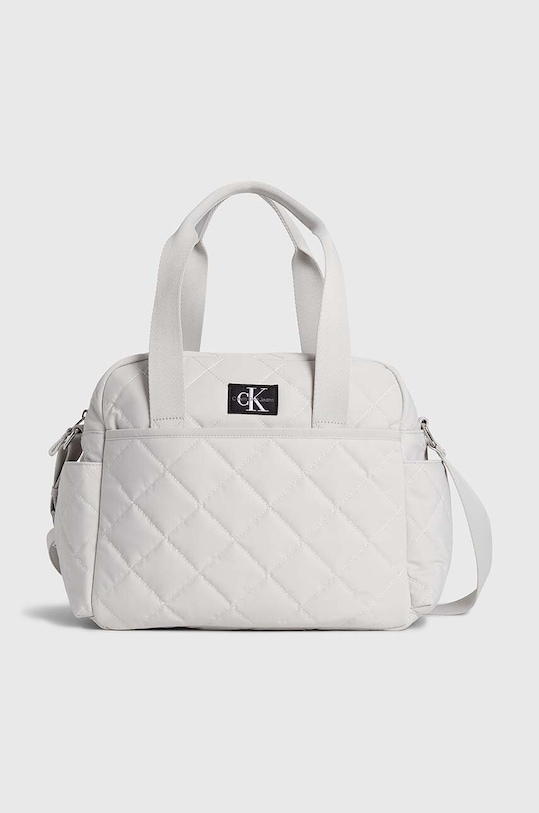 Calvin Klein Jeans torba do wózka z funkcją przewijania Produkt niemowlęcy biały IU0IU00567.PPYH