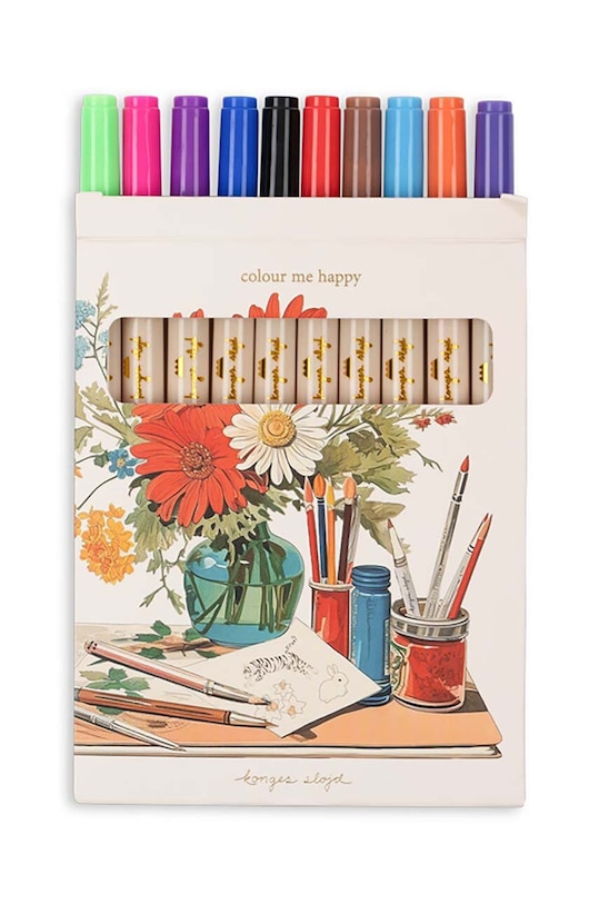 Konges Sløjd filctoll készlet 10 db KS100956 többszínű SS24