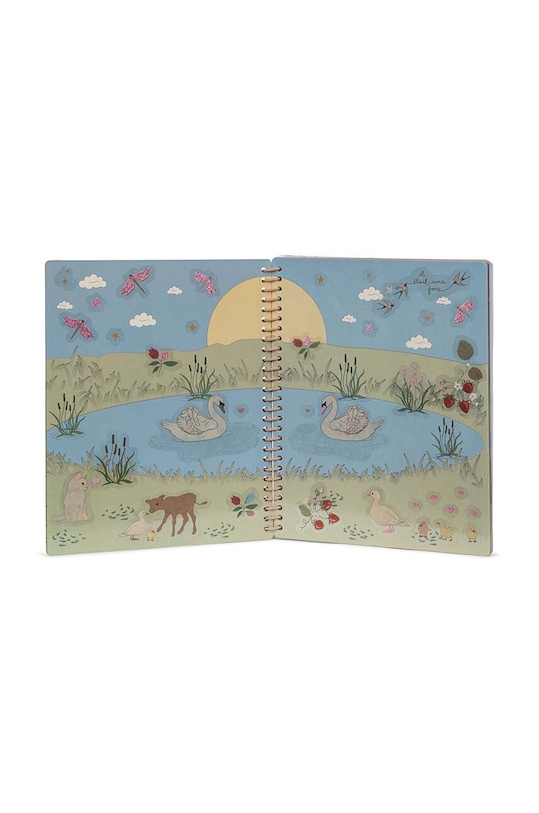 Konges Sløjd książeczka z naklejkami KS100992 różowy SS24