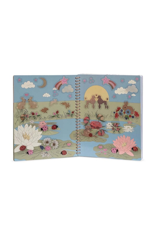 Konges Sløjd książeczka z naklejkami różowy KS100992