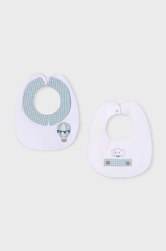 Mayoral Newborn bavaglino a doppia faccia per neonati pacco da 2 prodotto per bambini turchese 9408.1A.Newborn.PPYH
