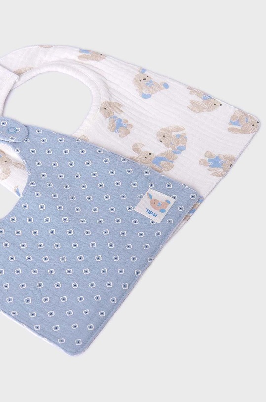 Mayoral Newborn bavaglino a doppia faccia per neonati pacco da 2 blu 9409.1B.Newborn.PPYH