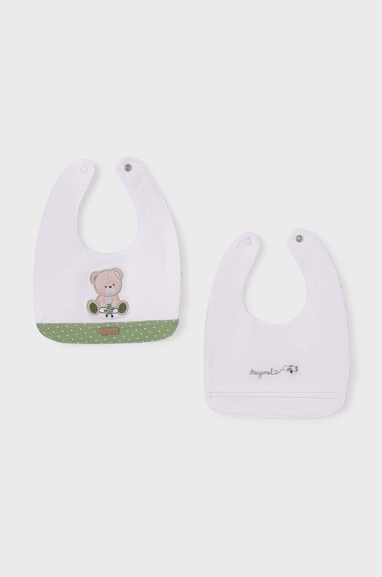 Mayoral Newborn bavaglino a doppia faccia per neonati pacco da 2 prodotto per bambini verde 9410.1C.Newborn.PPYH
