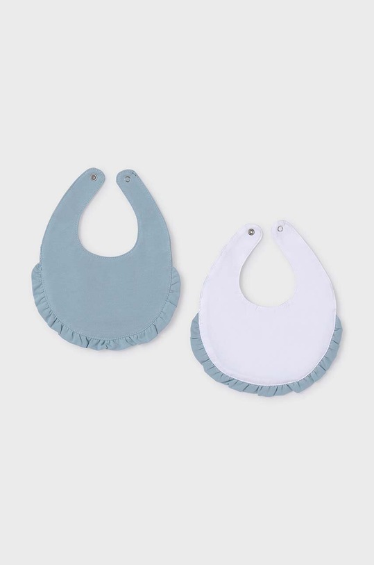 Mayoral Newborn śliniak dwustronny niemowlęcy 2-pack 9417.2F.Newborn.PPYH turkusowy SS24