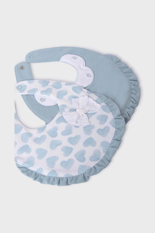 Хлопчик Двосторонній дитячий слюнявчик Mayoral Newborn 2-pack 9417.2F.Newborn.PPYH бірюзовий