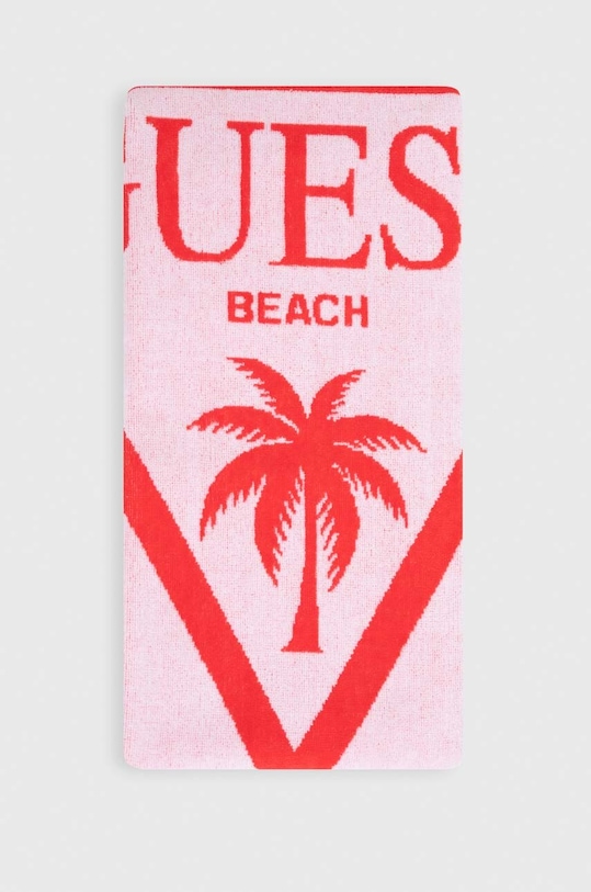Akcesoria Guess ręcznik bawełniany H4GZ00.SG00L.PPYH czerwony