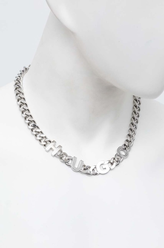 HUGO naszyjnik 50511018 srebrny AW24