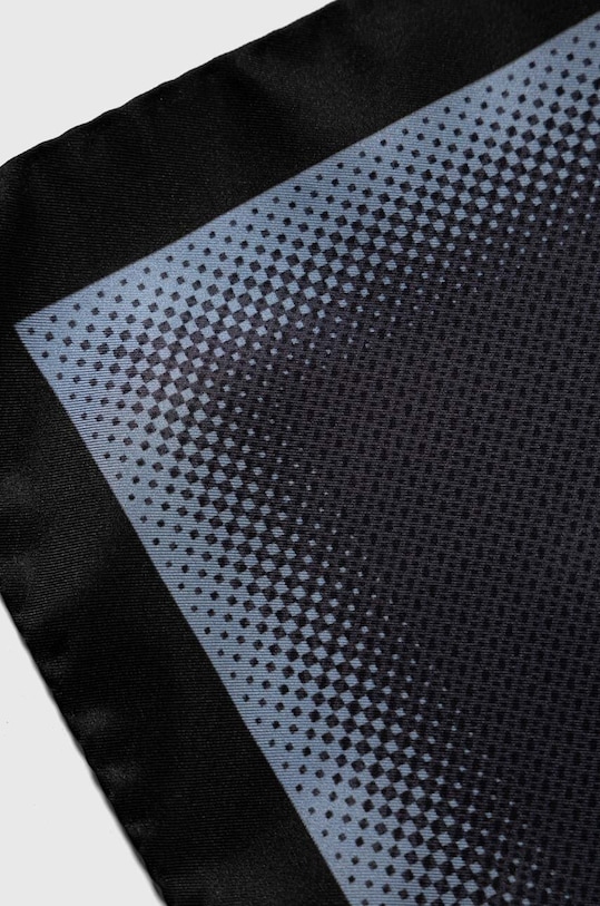 Akcesoria BOSS poszetka jedwabna 50511478 czarny