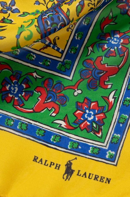 Accessori Polo Ralph Lauren foulard in seta 712926115 giallo
