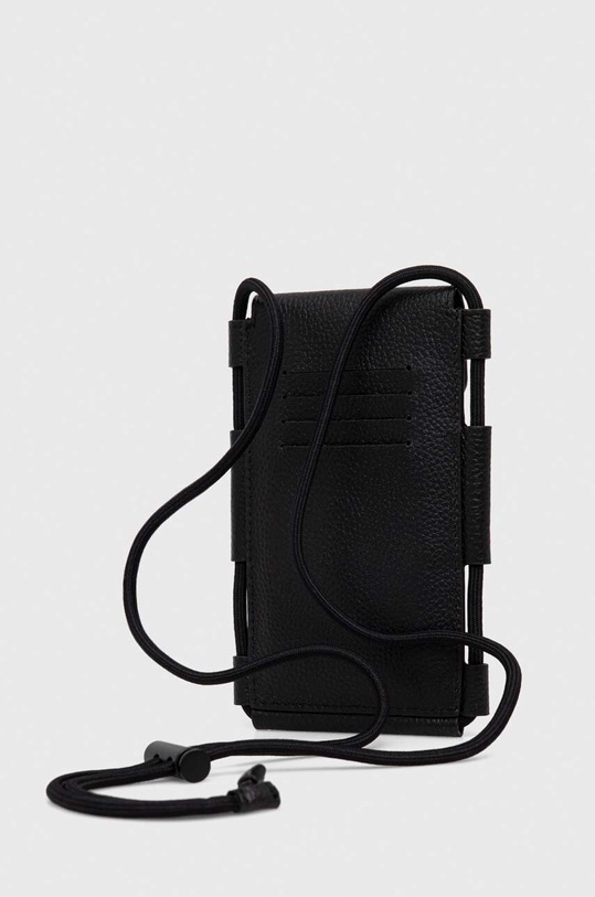 Tommy Hilfiger pokrowiec na telefon skórzany AM0AM11853 czarny SS24