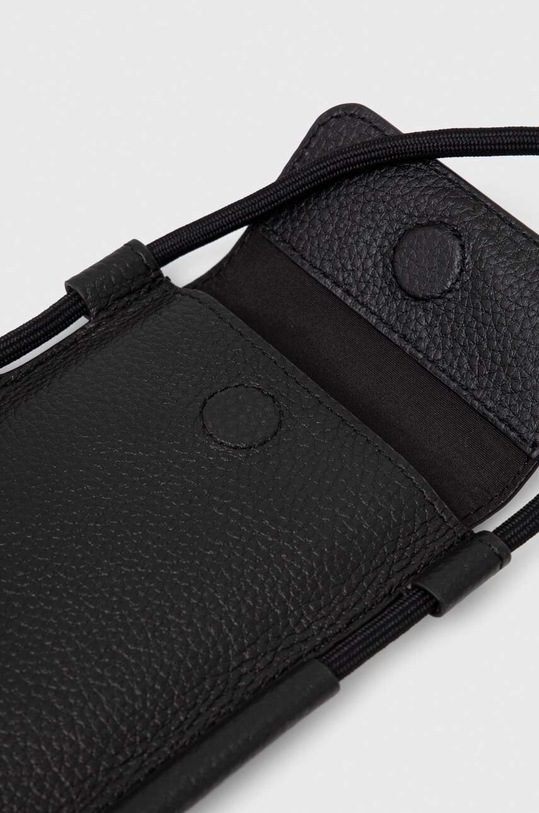 Akcesoria Tommy Hilfiger pokrowiec na telefon skórzany AM0AM11853 czarny