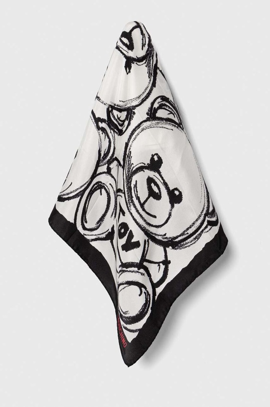 Moschino poszetka jedwabna biały M5761.50347