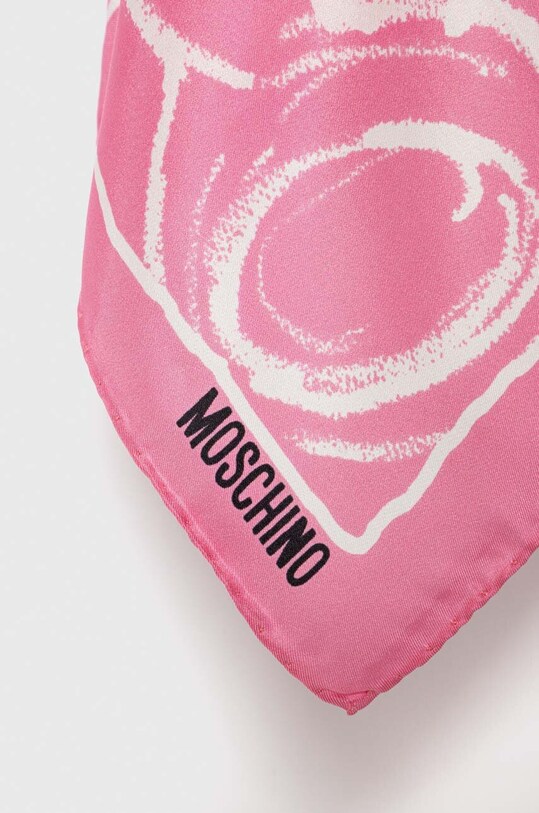 Moschino batistă de buzunar de mătase M5761.50347 roz SS24