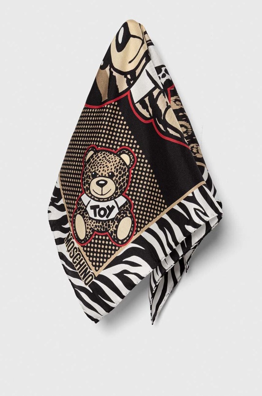 Moschino poszetka jedwabna czarny M3039.3627