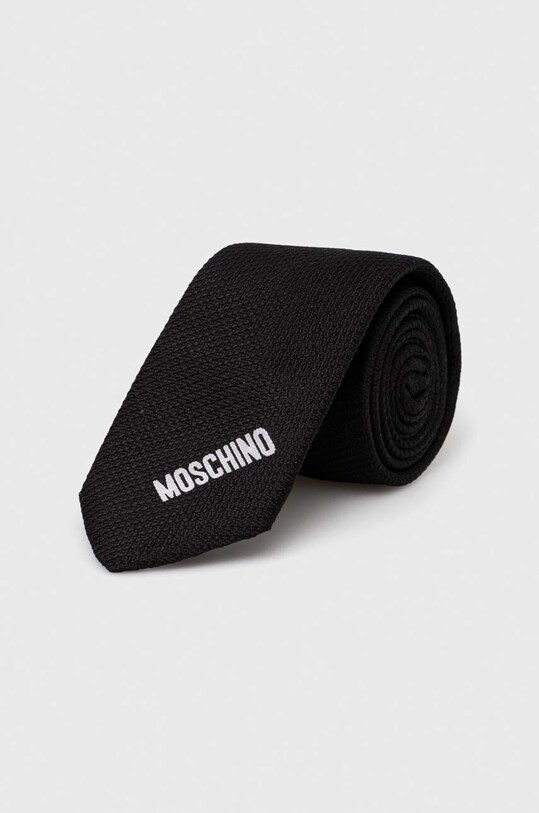 Шовковий галстук Moschino чорний M5662.55058