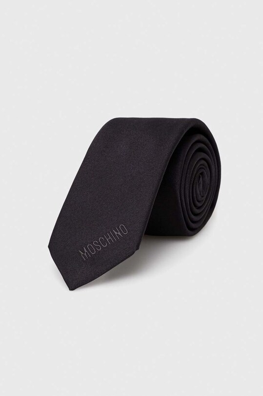 Шовковий галстук Moschino чорний M5776.55069