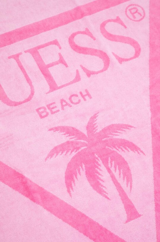 Guess ręcznik bawełniany E4GZ03.SG00L różowy SS24