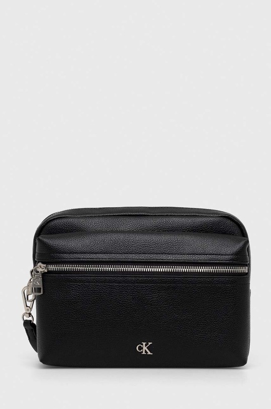Calvin Klein Jeans kosmetyczka skórzana czarny K50K511448