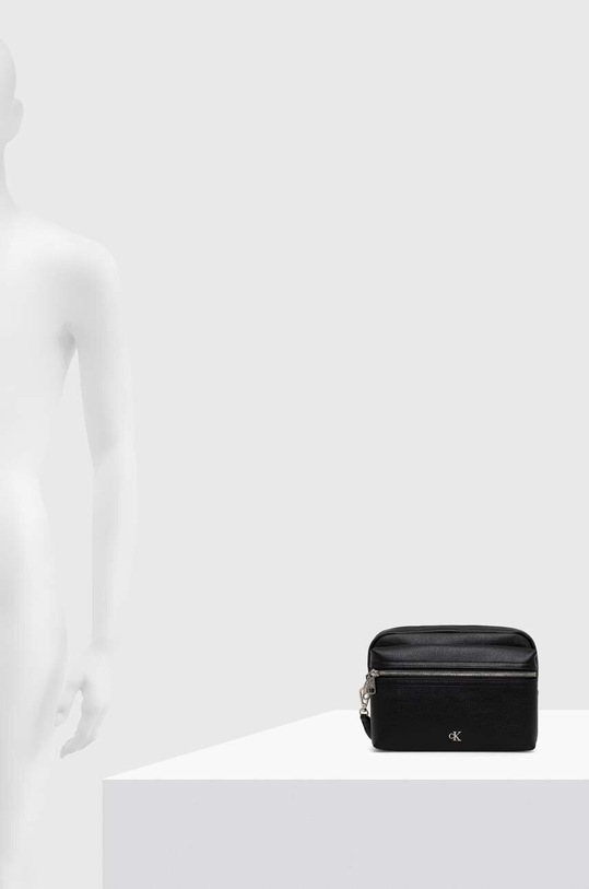 Calvin Klein Jeans kosmetyczka skórzana K50K511448 czarny