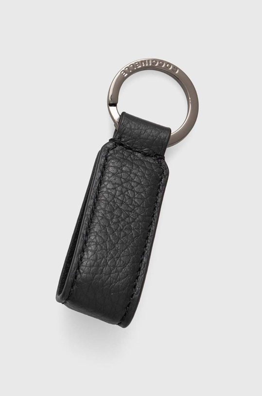 Шкіряний брелок Coccinelle E2.MUK.91.01.01.001 чорний SS24