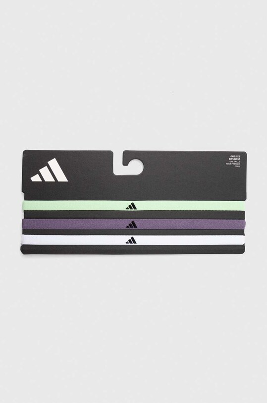 adidas Performance opaski na głowę 3-pack trening zielony IR7870