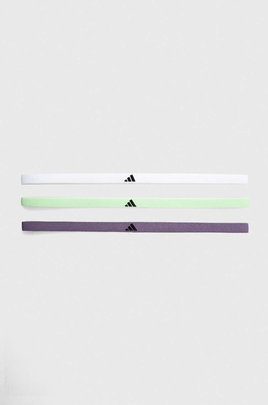 adidas Performance opaski na głowę 3-pack IR7870 zielony SS24