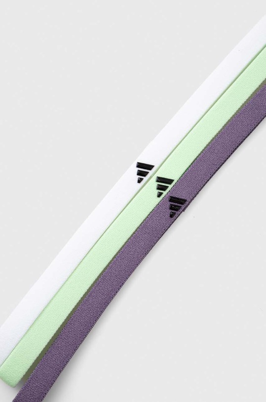 Akcesoria adidas Performance opaski na głowę 3-pack IR7870 zielony