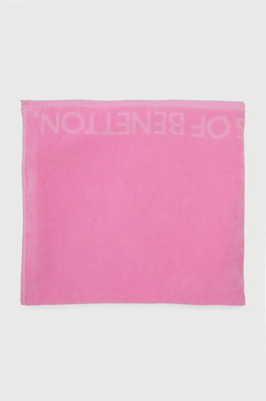 United Colors of Benetton ręcznik bawełniany 6BI12801A różowy SS24