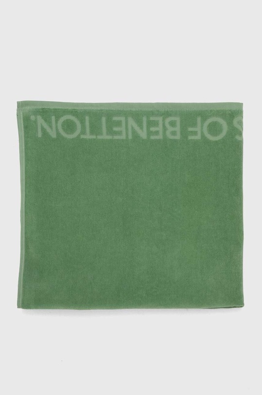 United Colors of Benetton ręcznik bawełniany 6BI12801A zielony SS24