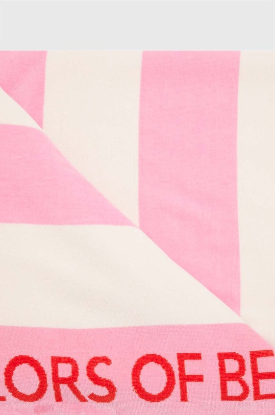 Accessori United Colors of Benetton asciugamano con aggiunta di lana 6BI228018 rosa