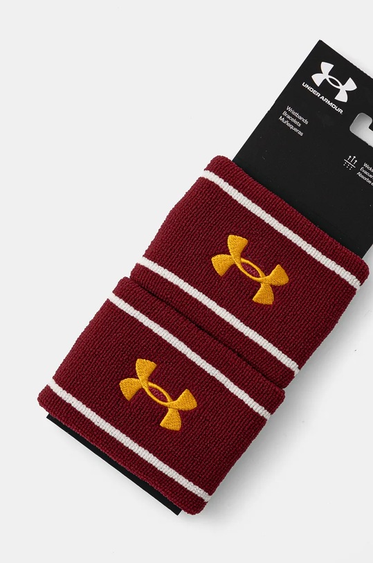 Under Armour brățări 2-pack 1373119 burgundia AW24