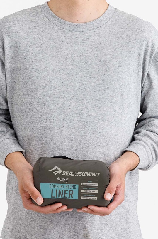 Sea To Summit wkładka do śpiwora Comfort Blend Sleeping Bag Liner Rectangular ASL032071 niebieski