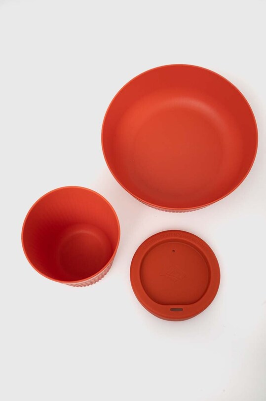 Sea To Summit serviciu pentru mâncare Passage Dinnerware Set 1 Person ACK0370511P.6 rosu SS24