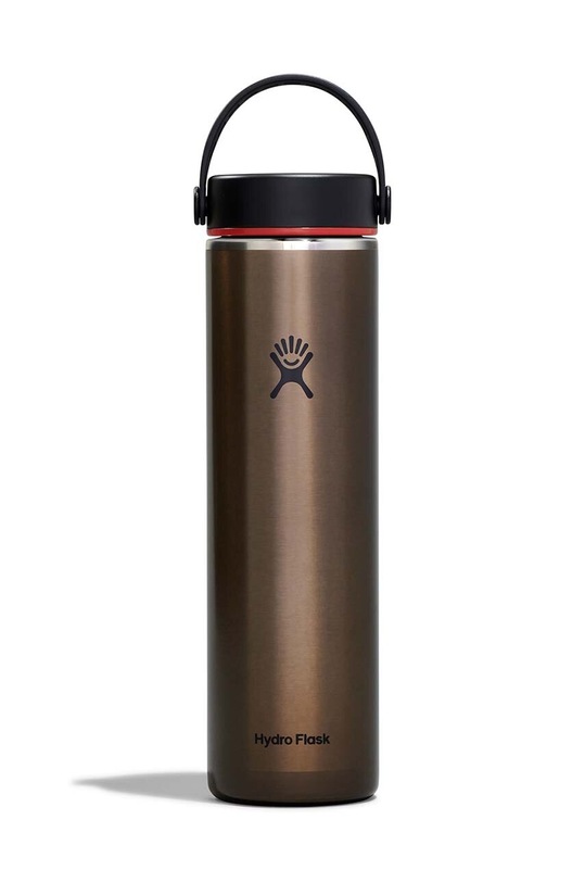 Термобутылка Hydro Flask 24 Oz Lightweight Wide Flex Cap B Obsidian коричневый LW24LWB080