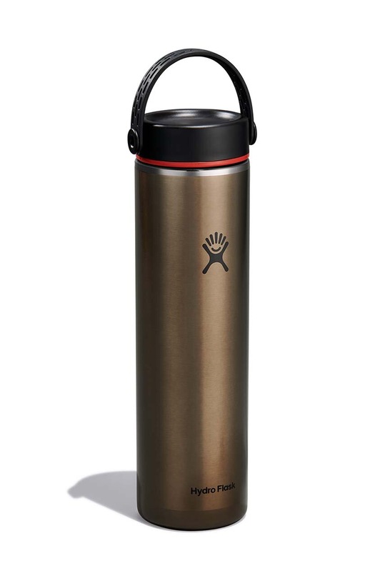 Термобутылка Hydro Flask 24 Oz Lightweight Wide Flex Cap B Obsidian LW24LWB080 коричневый SS24