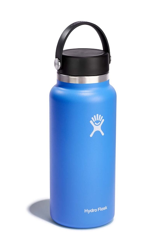Термобутылка Hydro Flask 32 Oz Wide Flex Cap Cascade W32BTS482 голубой SS24