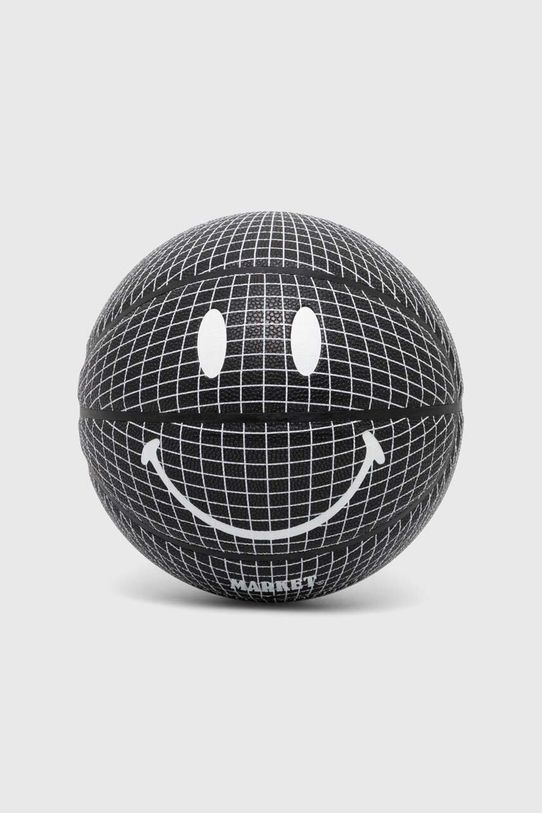 Market piłka Smiley Grid Basketball czarny 360001475