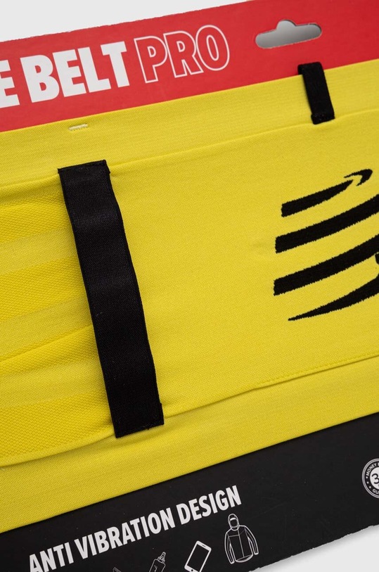 Akcesoria Compressport pas biegowy Free Belt Pro CU00011B żółty