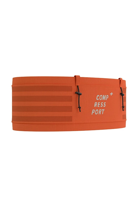 Compressport pas biegowy damski Free Belt Pro pomarańczowy CU00011B
