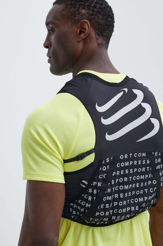 Compressport gilet da corsa UltRun S Pack Evo 10 L CU00088B nero