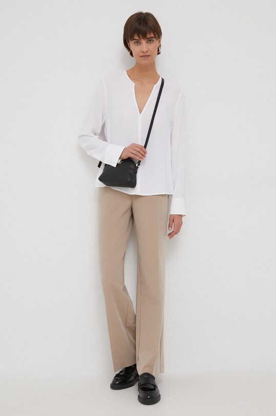 Блузка Tommy Hilfiger WW0WW40529 білий SS24