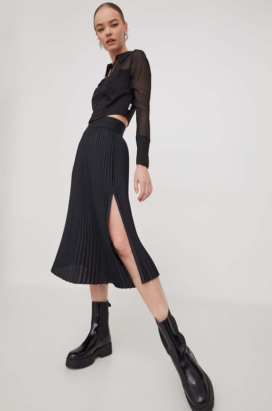 HUGO bluzka 50506837 czarny SS24