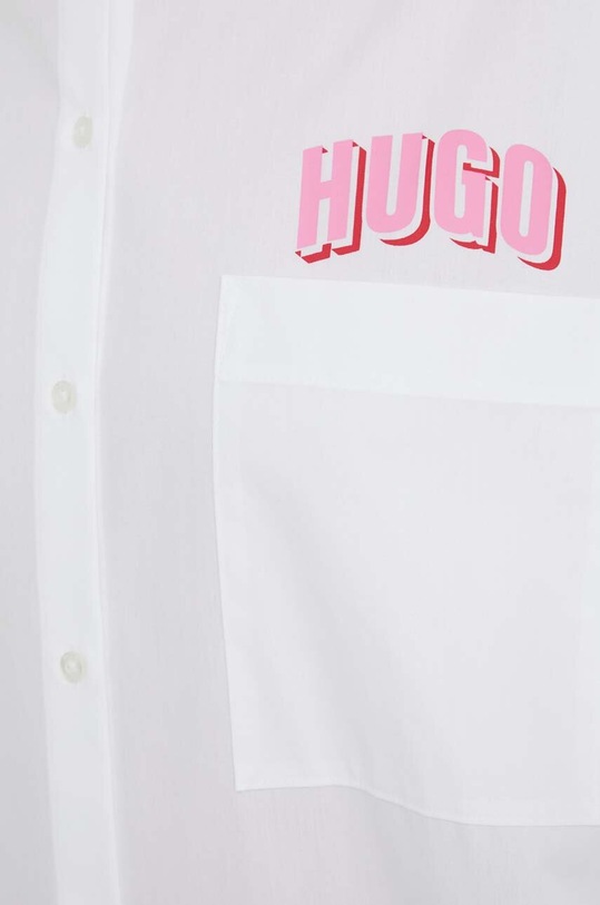 HUGO koszula bawełniana 50517342 biały