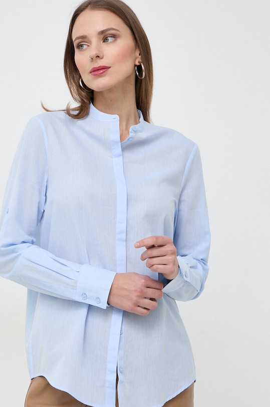 BOSS Orange koszula regular niebieski 50513783