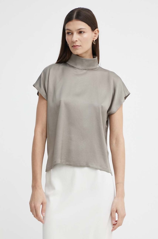 Drykorn bluzka ALARIA_1 87517.130065 zielony AW24