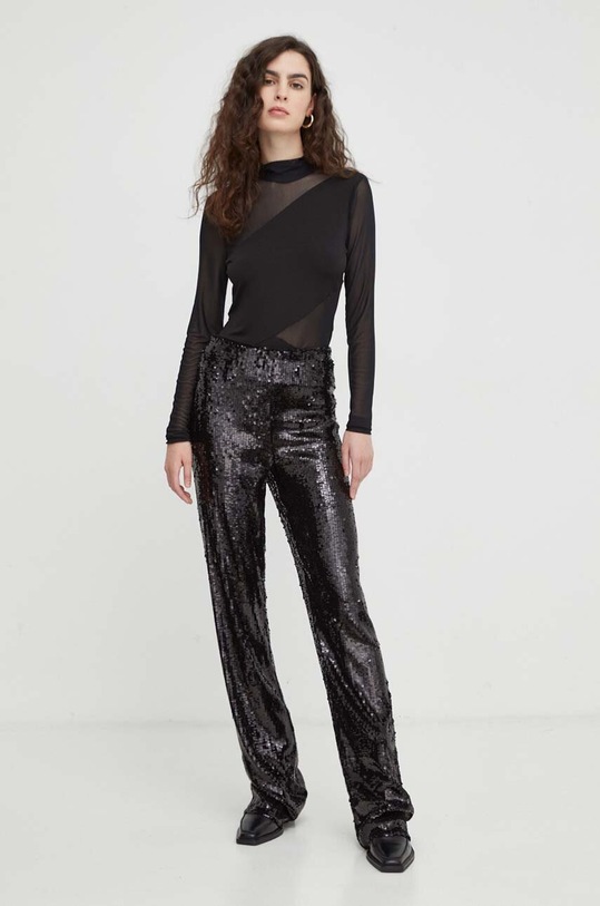 Bruuns Bazaar longsleeve BBW3666 negru SS24