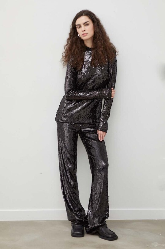 Bruuns Bazaar bluzka BBW3694 czarny SS24